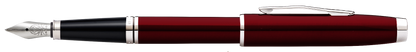 Coventry Red Lacquer Fine Nib Fountain Pen.