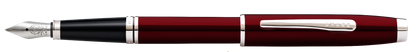 Coventry Red Lacquer Fine Nib Fountain Pen.