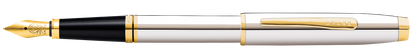 Coventry Polished Chrome with Gold-Tone Fine Nib Fountain Pen.