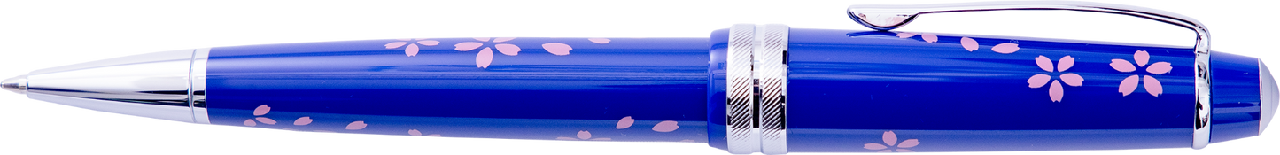 Bailey Light™ Cherry Blossom Glossy Blue Resin Ballpoint Pen.