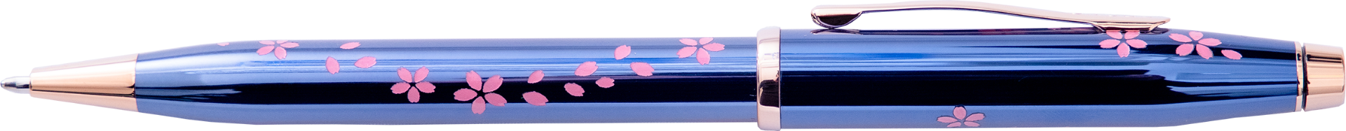 Century® II Cherry Blossom Translucent Blue Lacquer Ballpoint Pen.