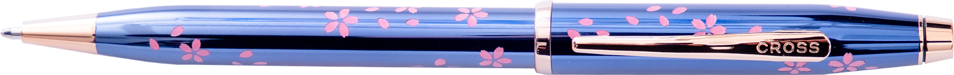 Century® II Cherry Blossom Translucent Blue Lacquer Ballpoint Pen.