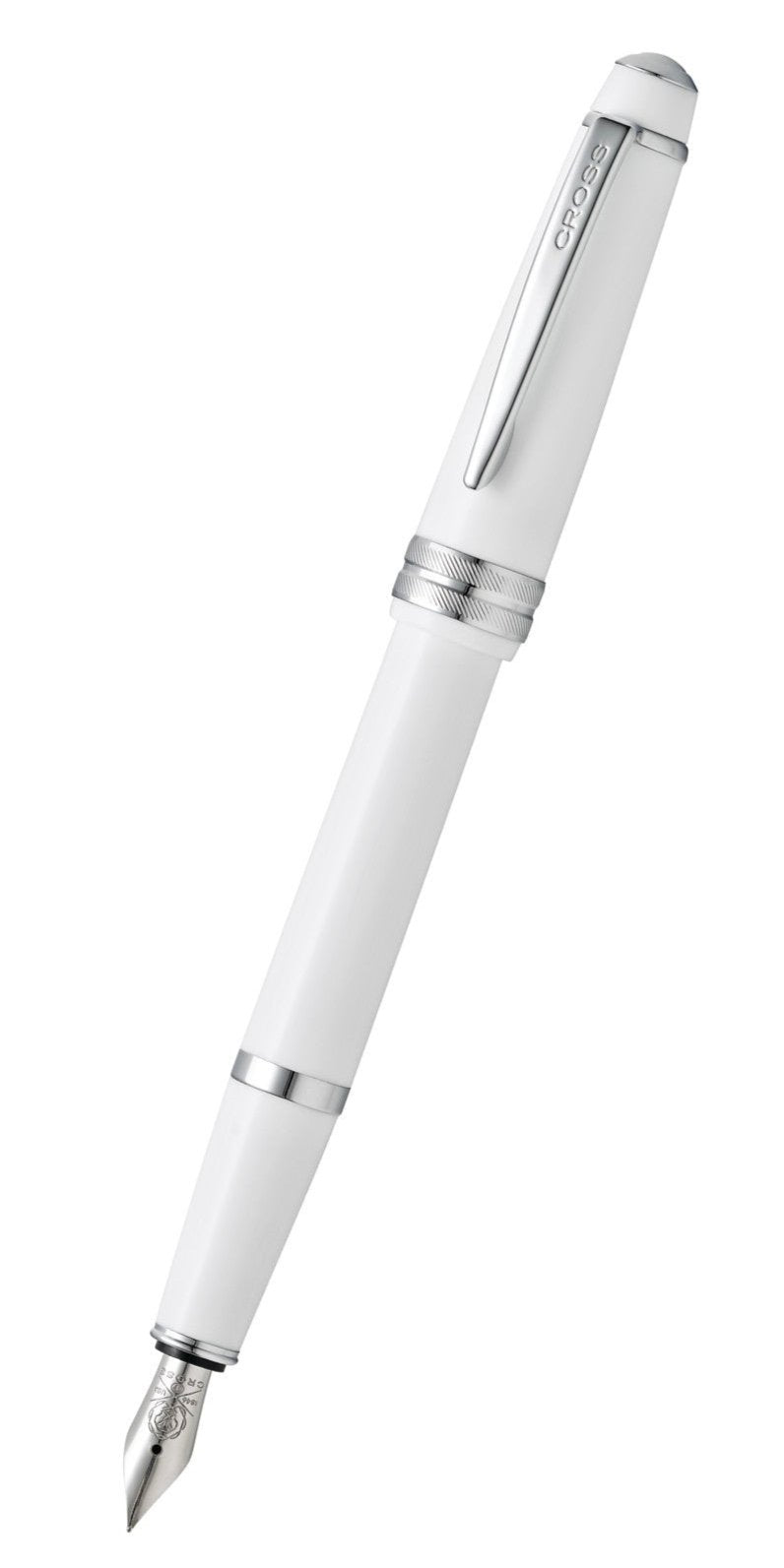 Cross Bailey Light Polished White Resin Fountain Pen