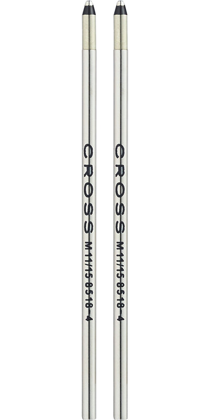 Mini Ballpoint Pen Refill - Black - Medium - Dual Pack.
