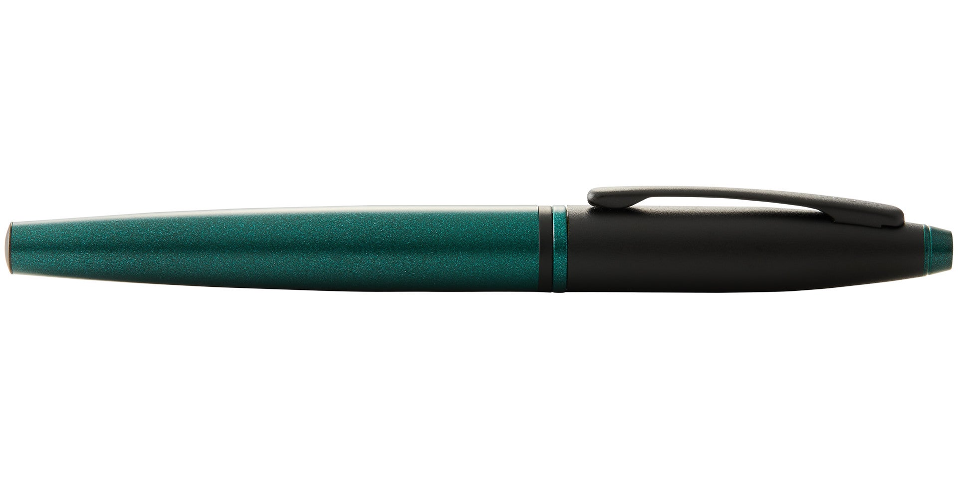 Calais™ Matte Green and Black Lacquer Rollerball Pen.