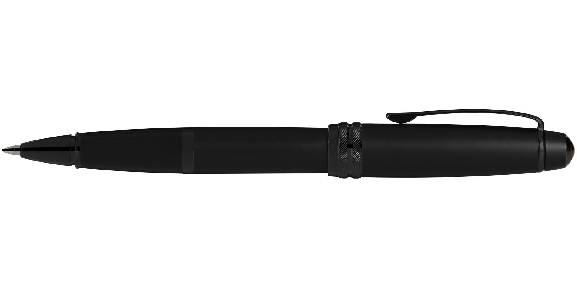 Bailey™ Matte Black Lacquer Rollerball Pen.