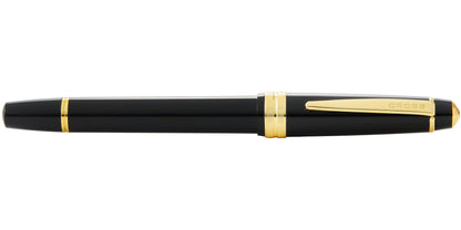Bailey Light™ Polished Black Resin and Gold Tone Fine Nib Fountain Pen.