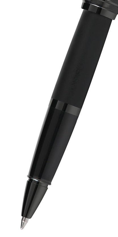 Bailey™ Matte Black Lacquer Rollerball Pen.