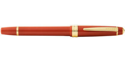 Bailey Light™ Polished Amber Resin and Gold Tone Medium Nib Fountain Pen.