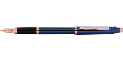 Century® II Translucent Cobalt Blue Lacquer Fine Nib Fountain Pen.