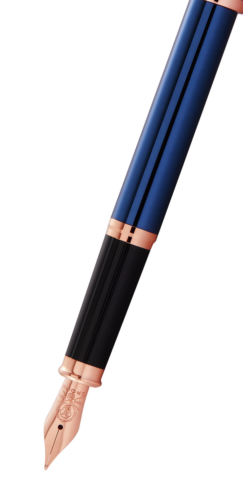 Century® II Translucent Cobalt Blue Lacquer Fine Nib Fountain Pen.